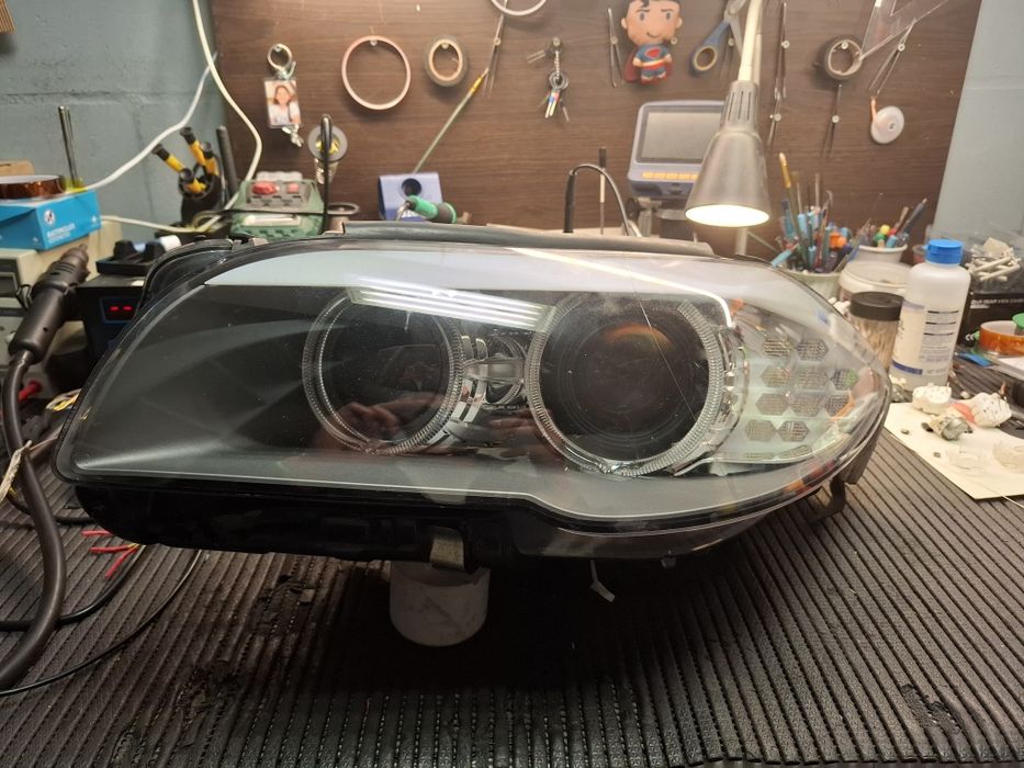 Bmw f10 f11 farol esquerdo bi xenon original.