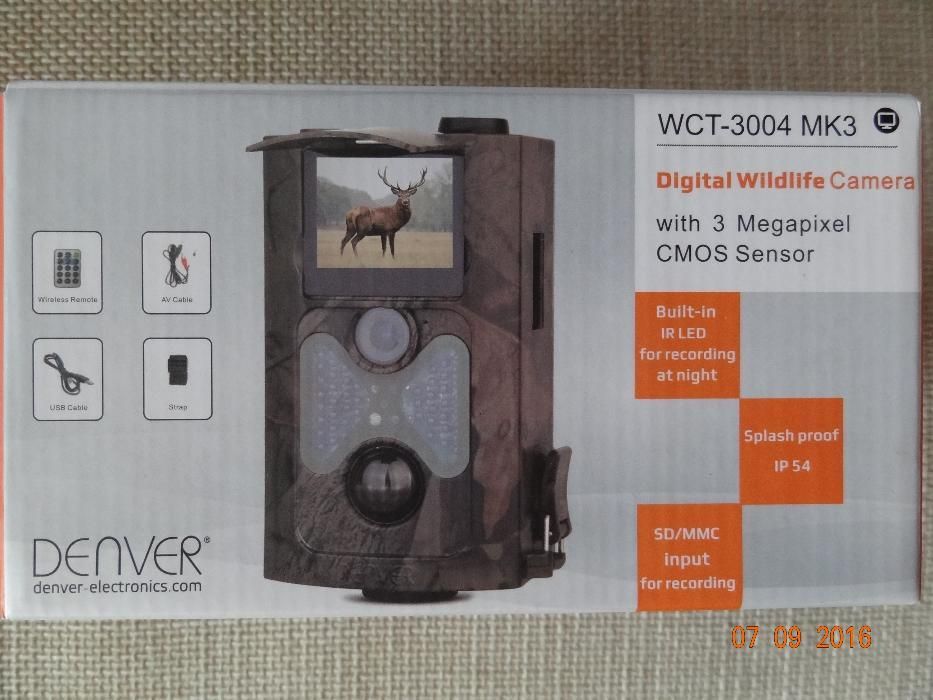 Kamera do obserwacji przyrody i nie tylko Denver WCT-3004 MK3