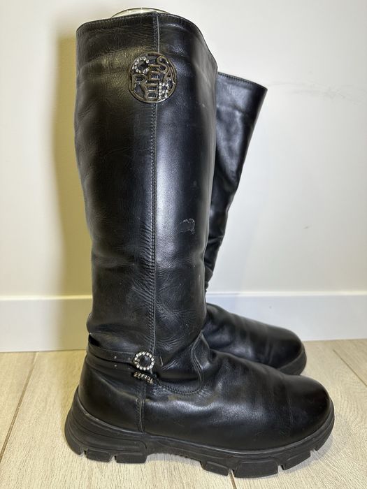 Чоботи зимові на широку ступню з шишками