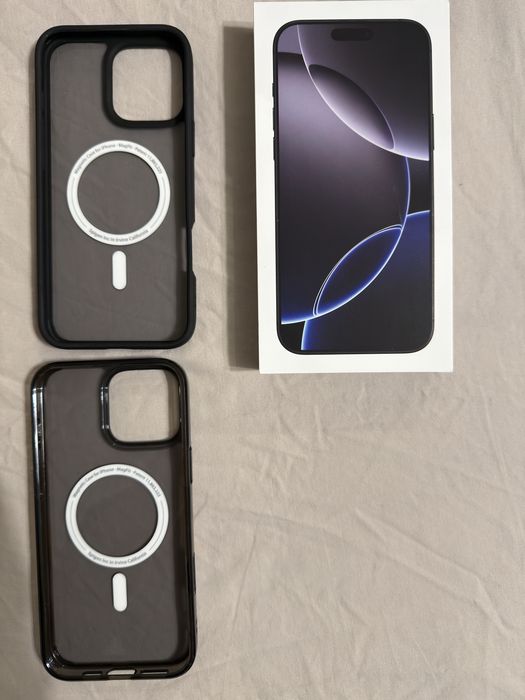 IPhone 16 PRO max 256 GB black titanium stan idealny + dodatki