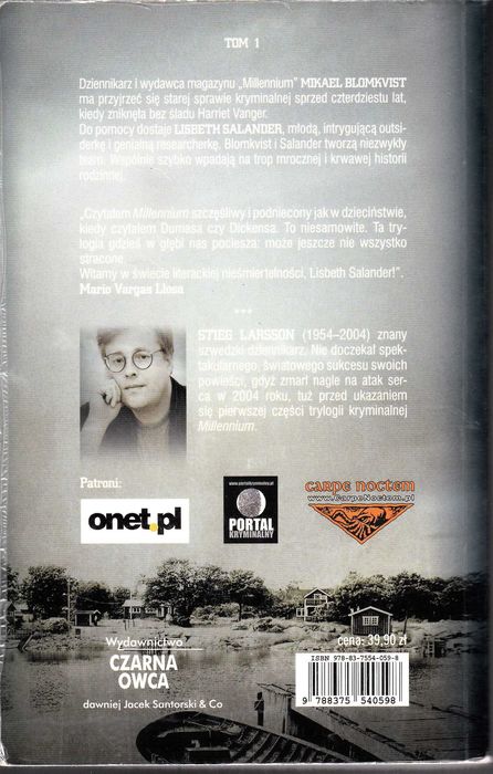Mężczyźni, którzy nienawidzą kobiet Stieg Larsson Millennium tom 1
