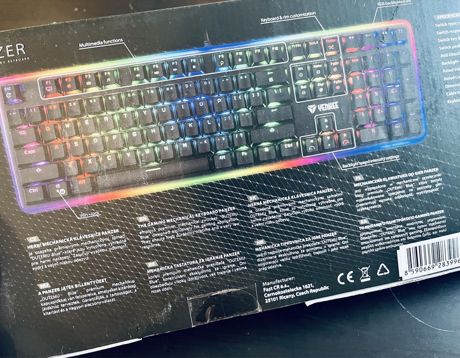 Klawiatura Yenkee PANZER jak nowa