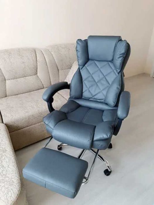 офісне крісло з підставкою для ніг dexon prime комп'ютерне для дому