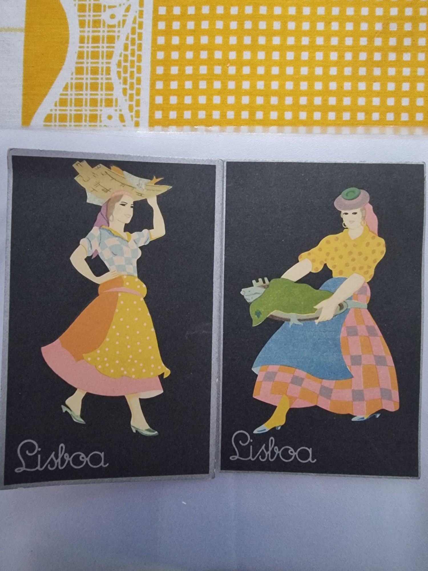 4 postais de lisboa antigos