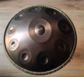 Handpan 22 calowy 56cm 10 tonowy 432 Hz D moll Kurd