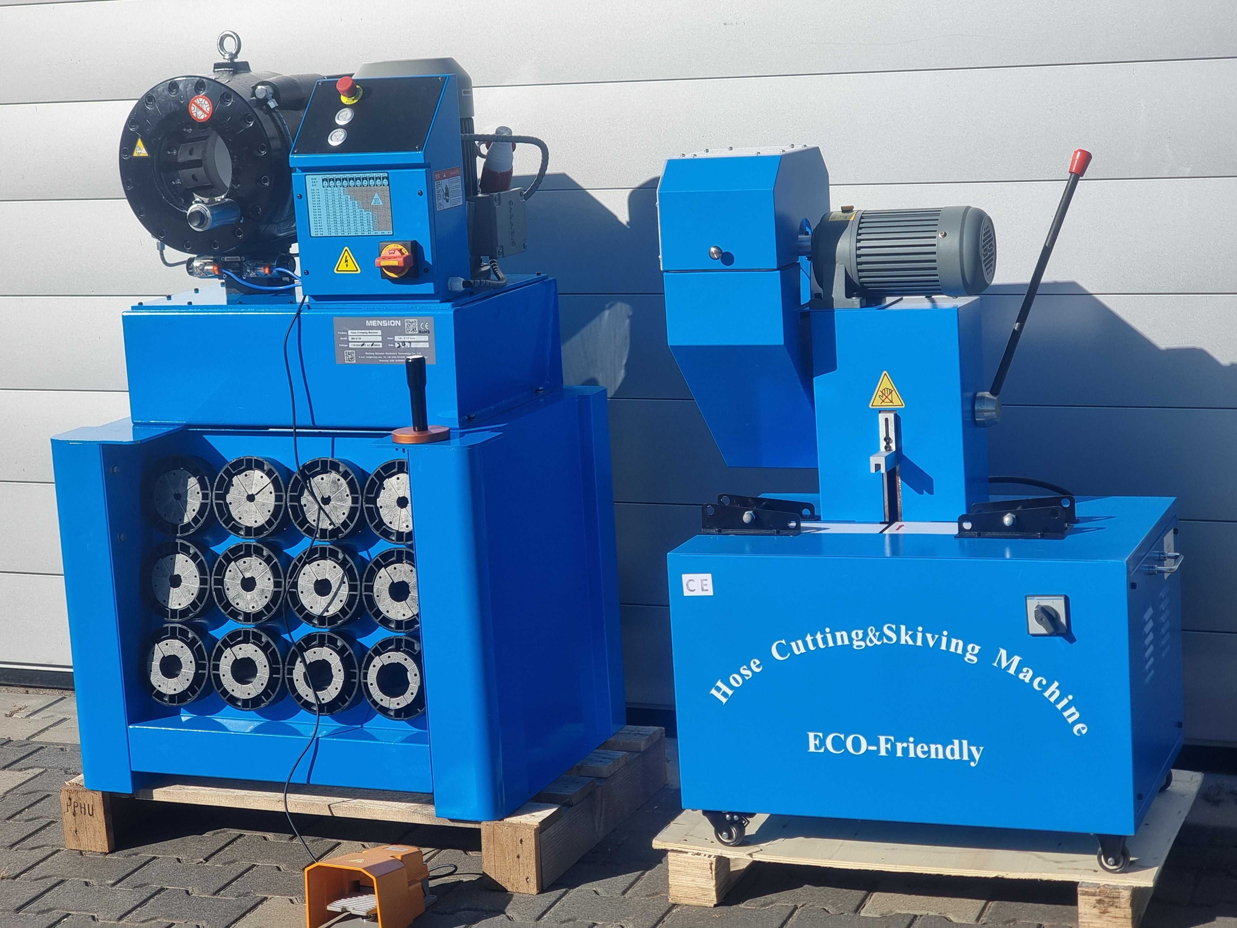 Kompletny zestaw do rozpoczęcia zakuwania węży hydraulicznych !! P32