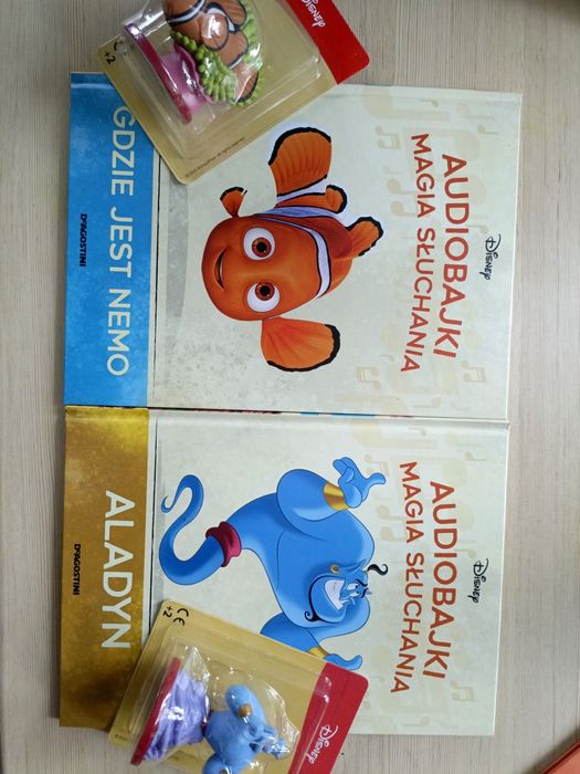 DeAgostini Audiobajki Disney Zestaw Gdzie jest Nemo + Aladyn