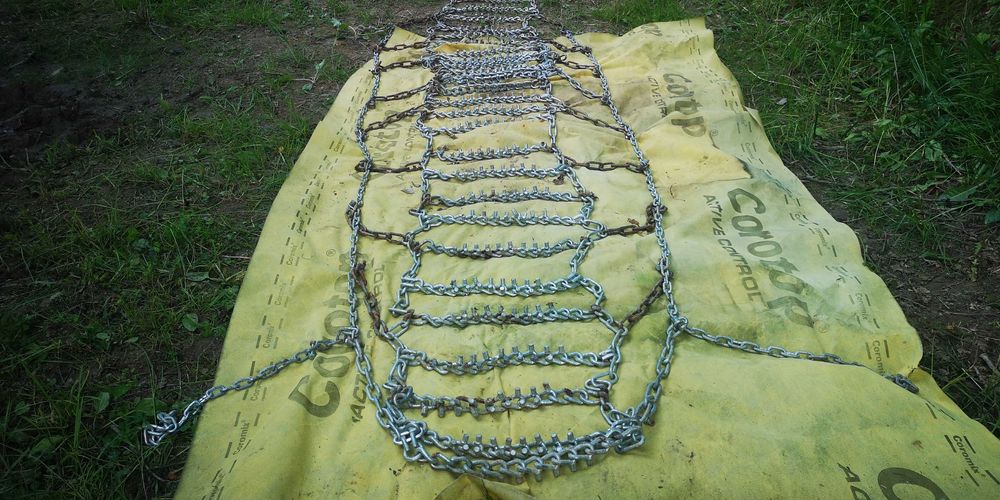 Łańcuchy na koła do ciagnika MTZ, zrywkowe, leśne, gęste