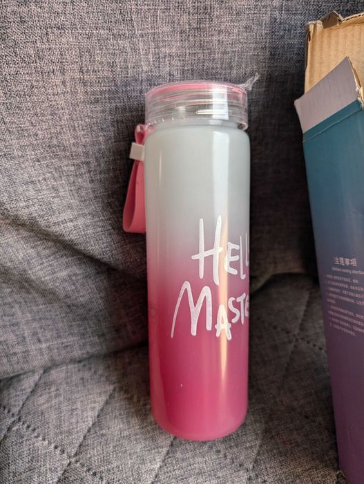 Butelka szklana Hello Master