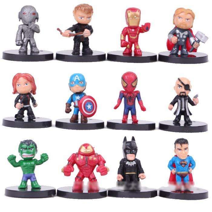 Mini figura Marvel Dc Comics (nova)