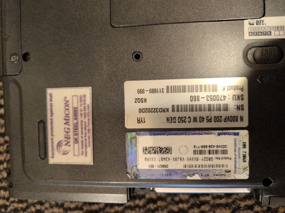 Laptopy stare Compaq X2 oraz Asus