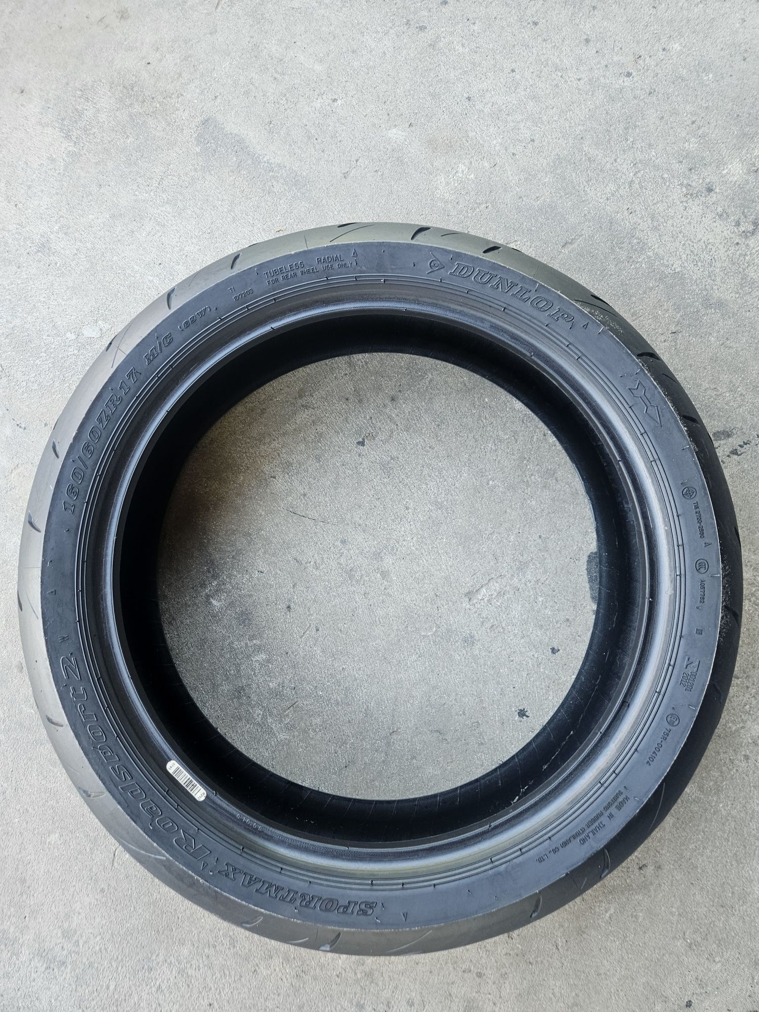 Dunlop Roadsport 160/60R17 Dot 4621 Nr 1233