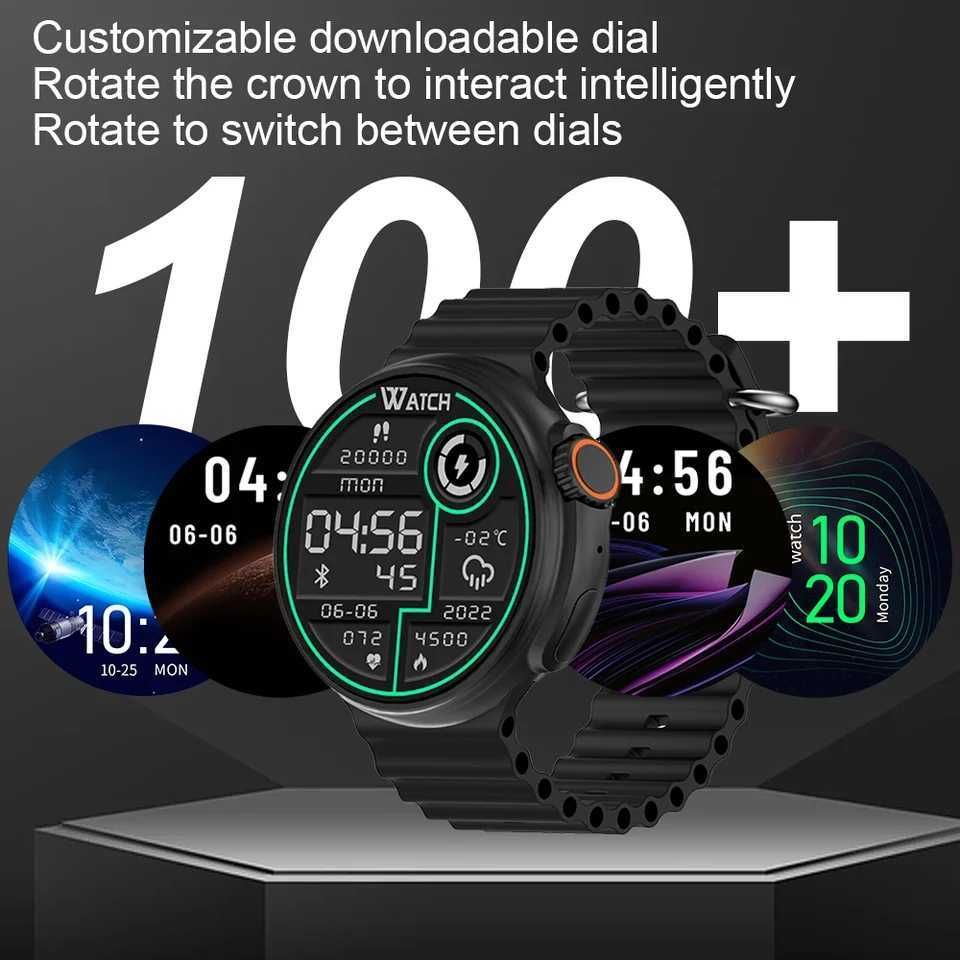 SmartWatch GT9 1,52 cala ekran HD  polskie menu.