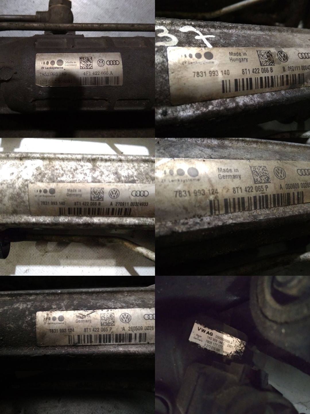 Рулевая рульова рейка Skoda A5 Superb Audi A4 B8 / A6 C6 / Q5 / A6 C7