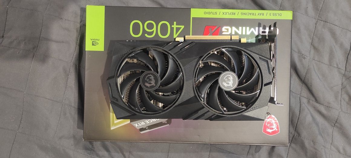 Відеокарта MSI RTX 4060 8GB Gaming X (RTX 4060 GAMING X 8G) (GDDR6, 12