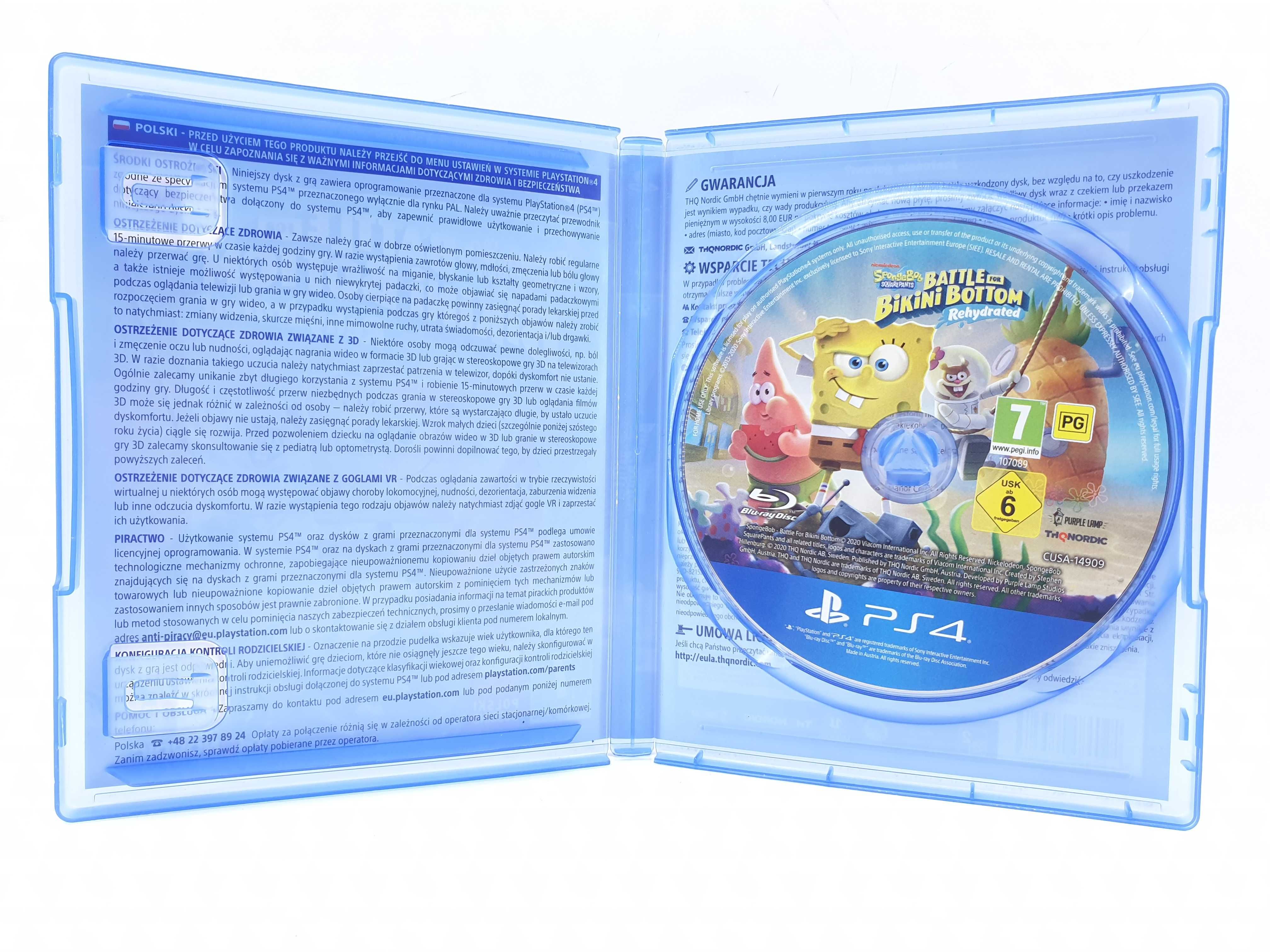 Gra PS4: SpongeBob SquarePants: Battle for Bikini Bottom - Rehydrated