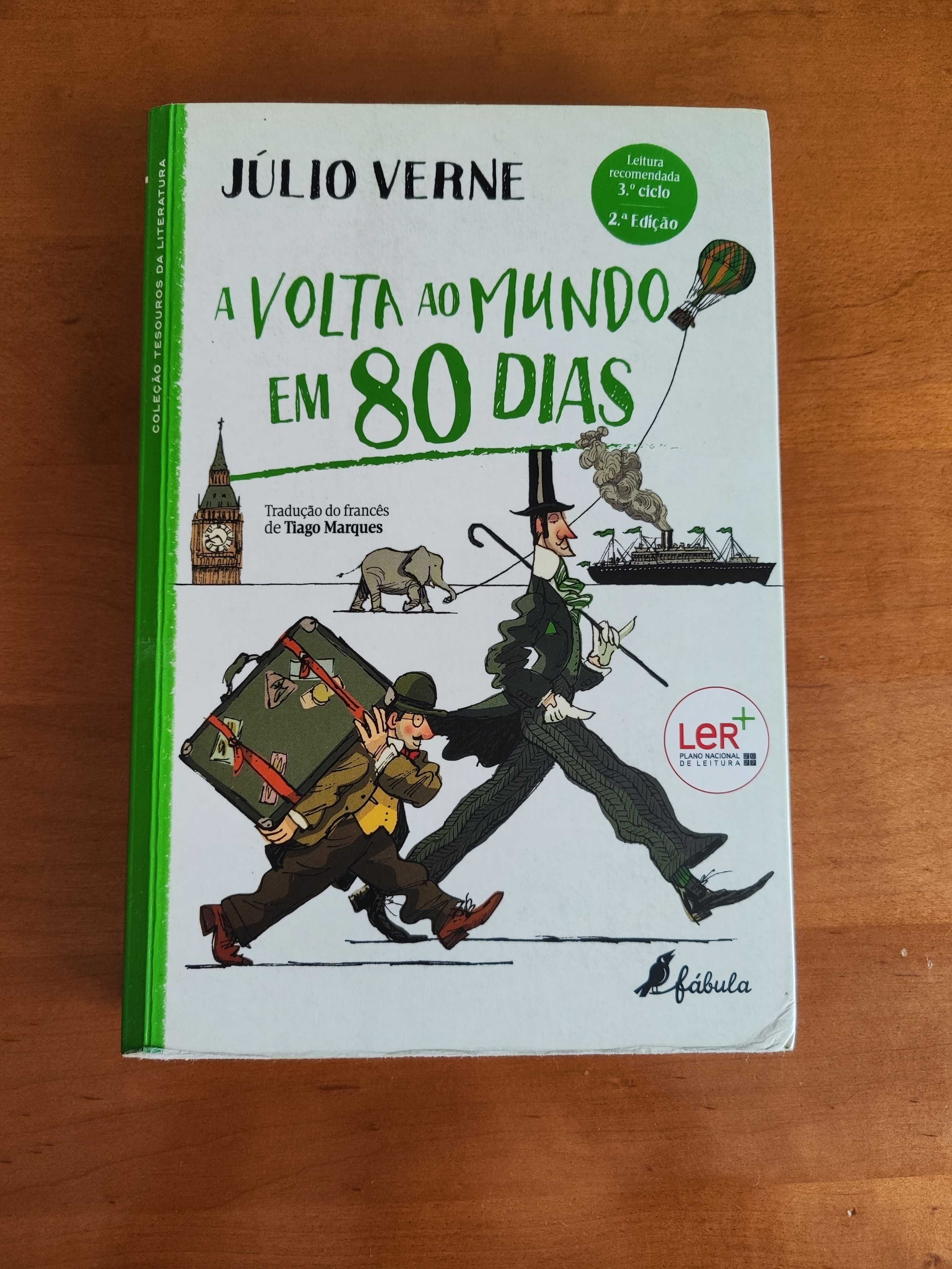 Livro "A Volta ao Mundo em 80 Dias" - Júlio Verne