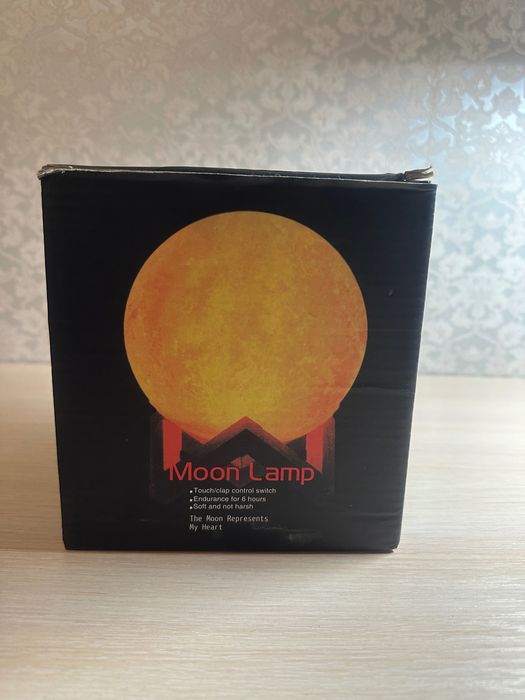 Настольный ночник-светильник Moon Lamp 3D