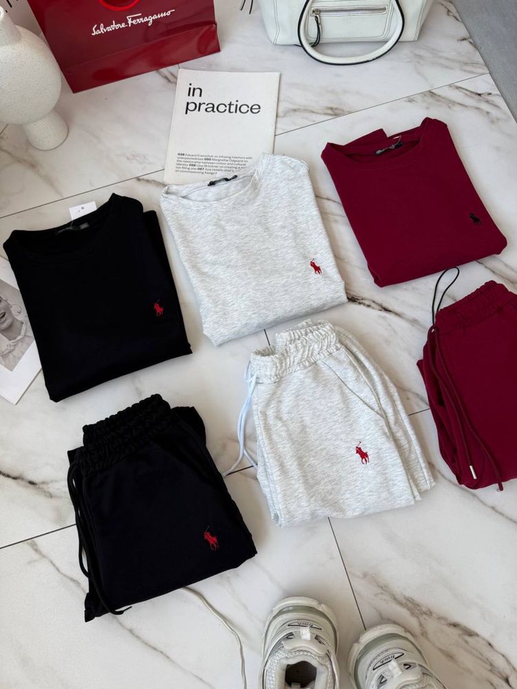 Спортивный костюм женский штаны топ кофта zara el milas ralph lauren