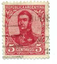 Znaczek Argentyna MiNr. 126. Rok 1908