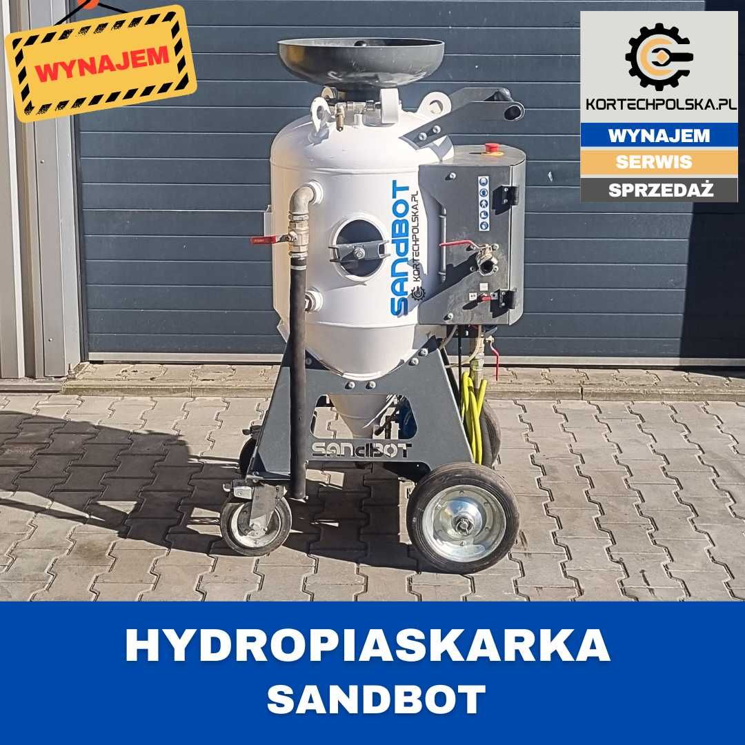 Wynajem hydropiaskarka piaskarka na mokro hydropiaskowanie zestaw