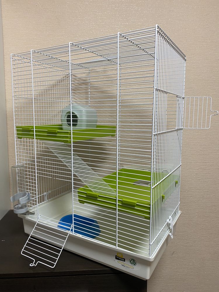 Клетка для грызунов Ferplast Hamster Tris 46х29х58 с полочками хомяков