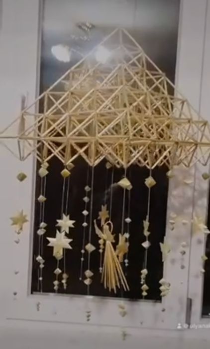 Дідух, ангел, павук, зірка солома подарунок