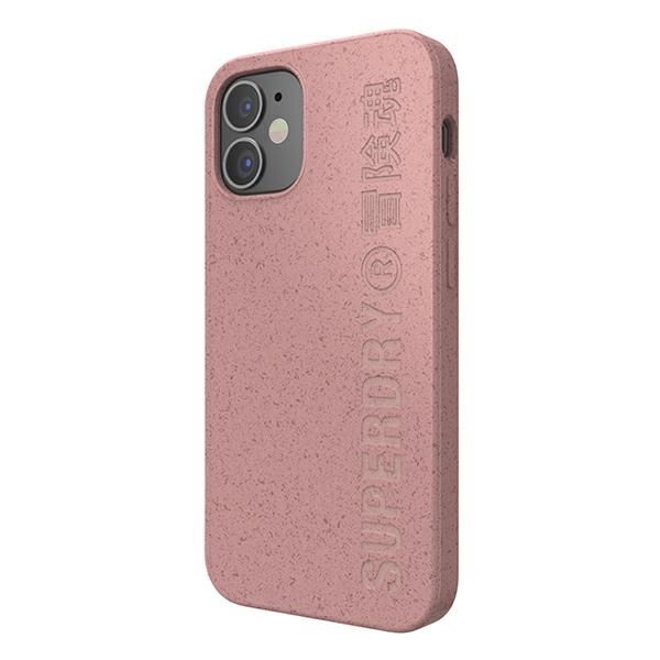 SuperDry Snap iPhone 12 mini CompostableCase różowy/pink 42620