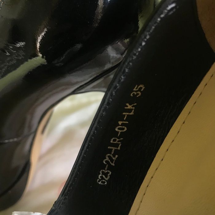 Итальянские женские туфли лоферы лаковая кожа calipso Оригинал