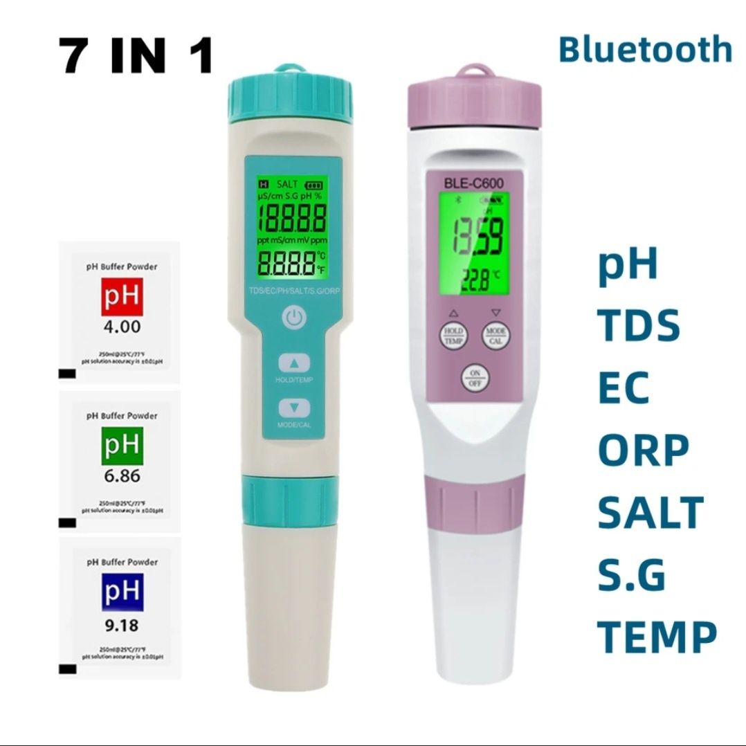 Тестер анализатор качества воды Солемер РН TDS EC Temp