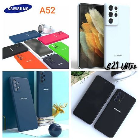 Capa Soft Touch Samsung A52 4G / A52 5G / A52S / S21 Ultra / A32 4G