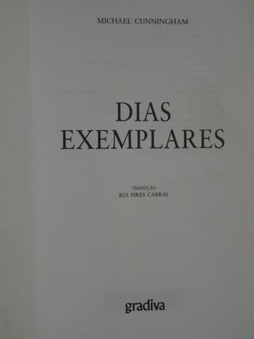 Dias Exemplares de Michael Cunningham