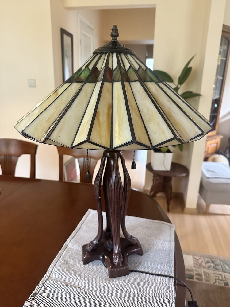 Lampa Witrażowa vintage