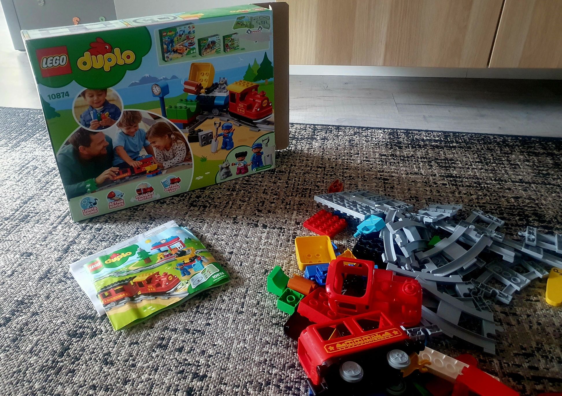 Zestaw lego duplo 10874 kolejka elektryczna