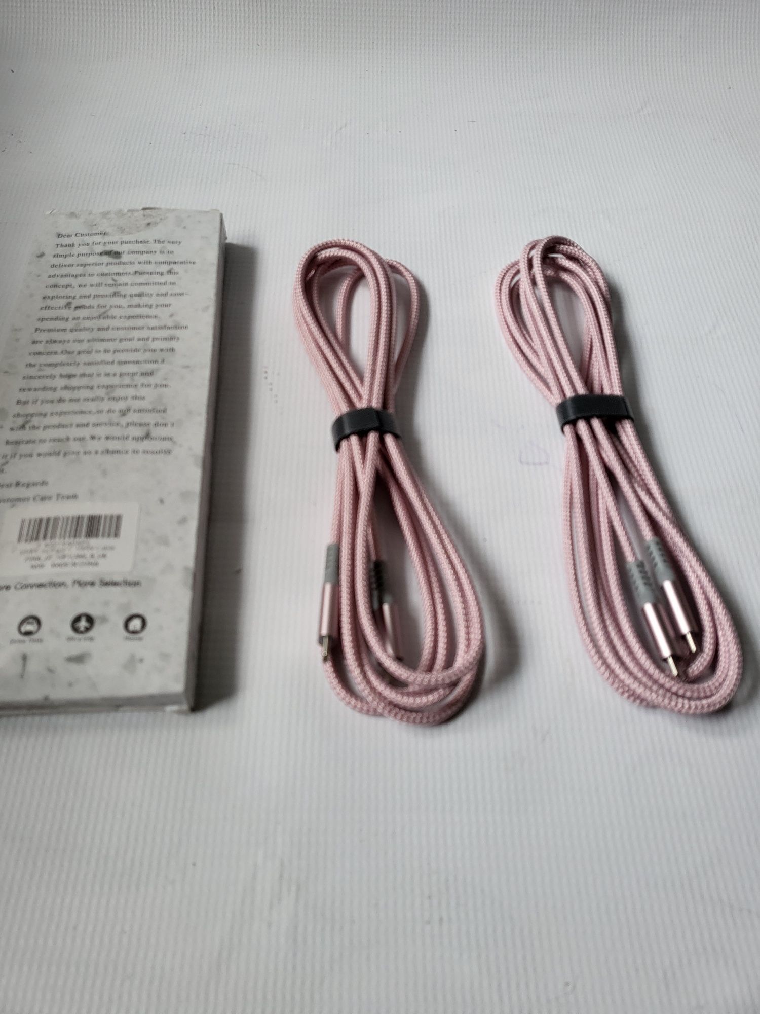 2x kable ładujące usb C 3m