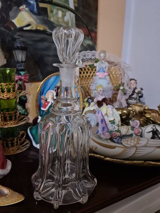 Szklana karafka Art Deco