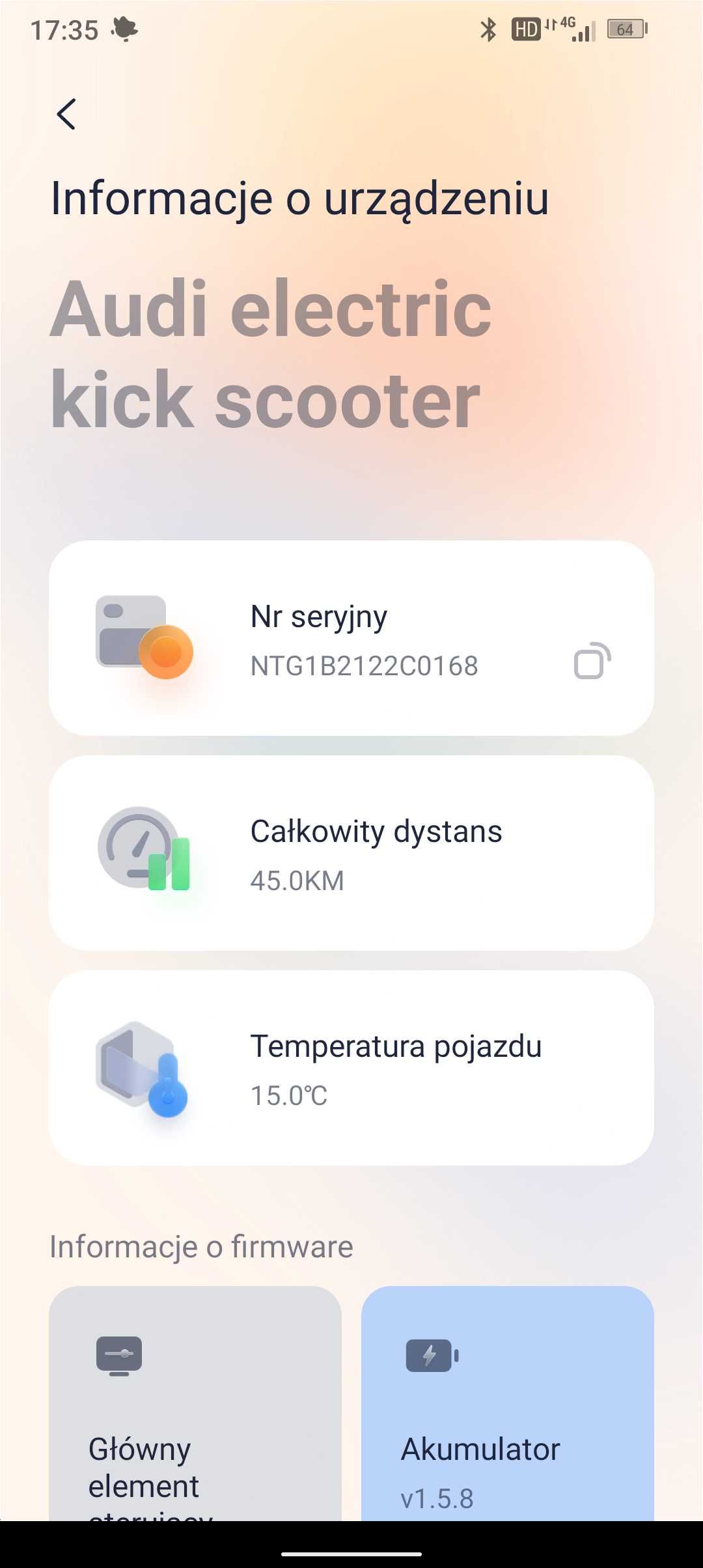 Hulajnoga Elektryczna AUDI SEGWAY G30D