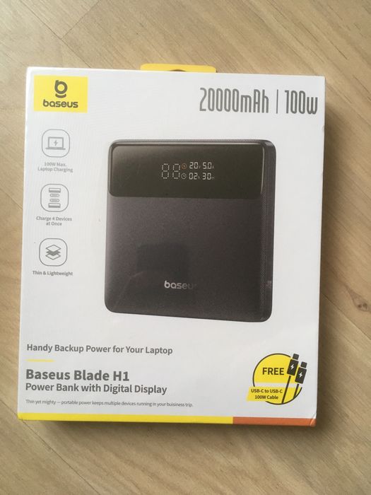 Павербанк Baseus Blade H1 20000mAh, 100w