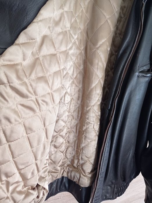 Blusão de pele para homem