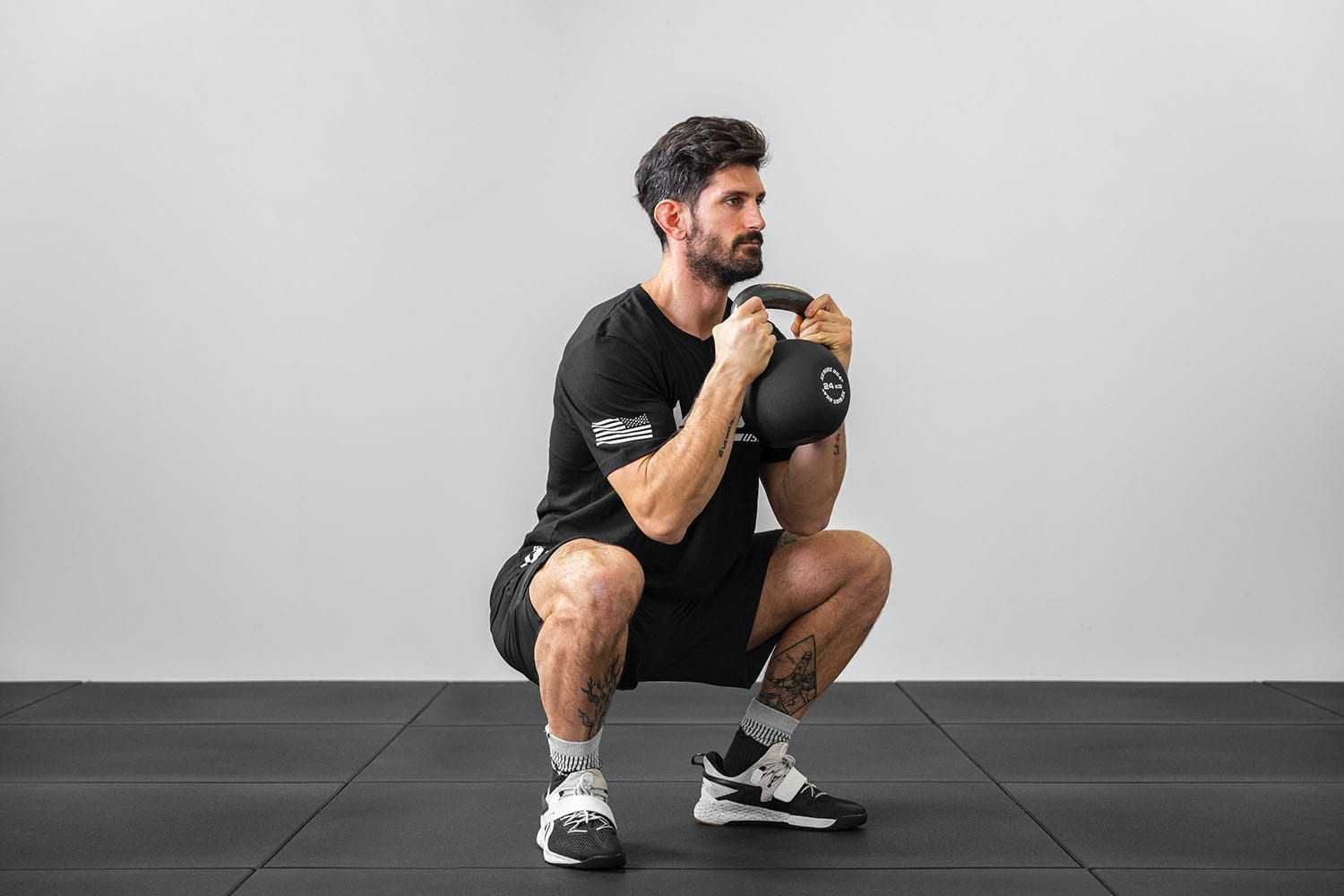 Fitness Kettlebell neoprenowe kolorowe Xenios USA 18 kg