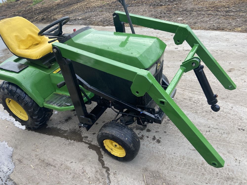 Traktorek  john deere 415/455 z turem miniladowarka