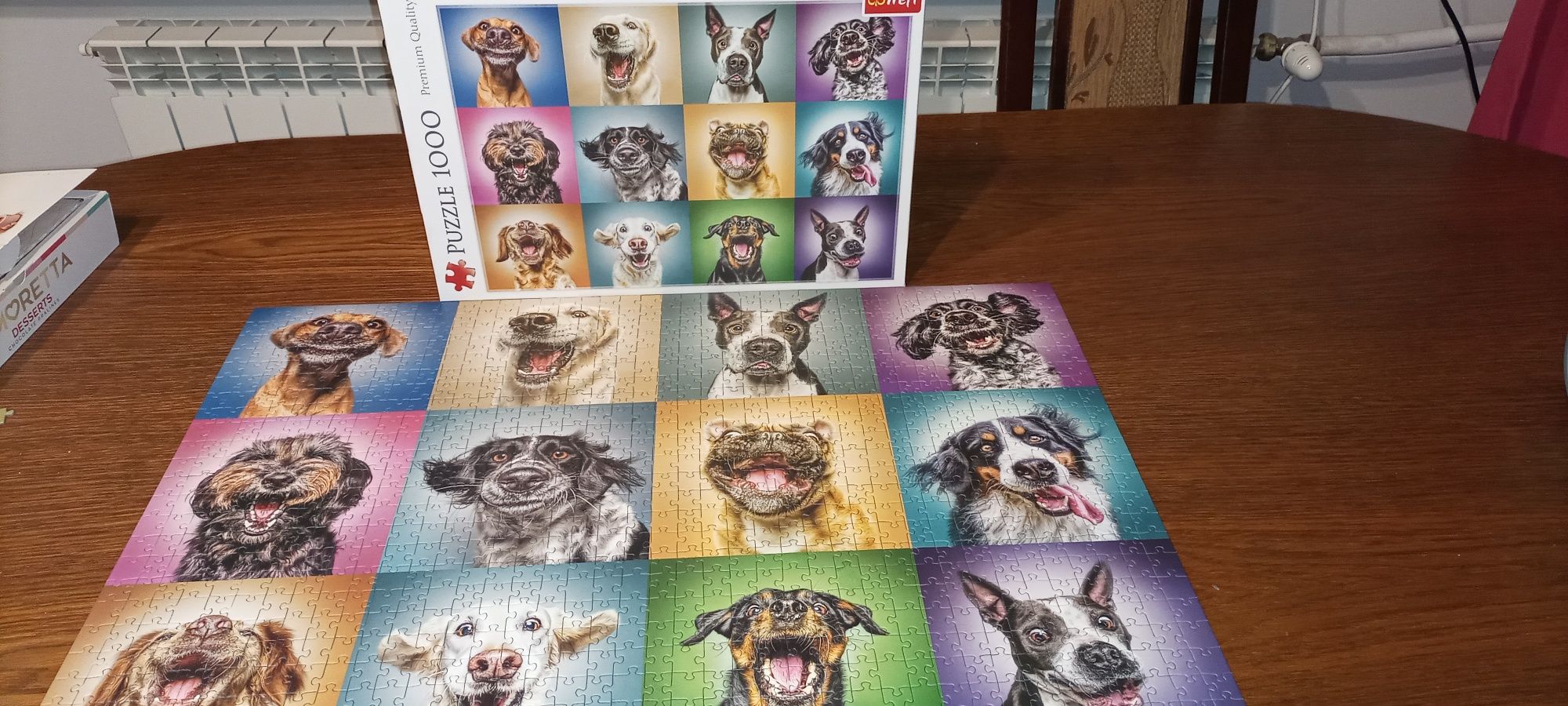 Puzzle zabawne psie portrety 1000 Trefl