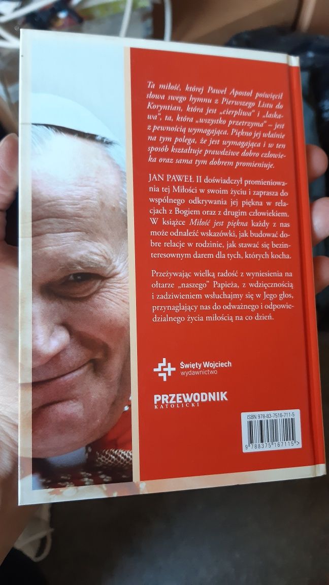 Jan Paweł II Miłość jest piękna książka ksiazeczka