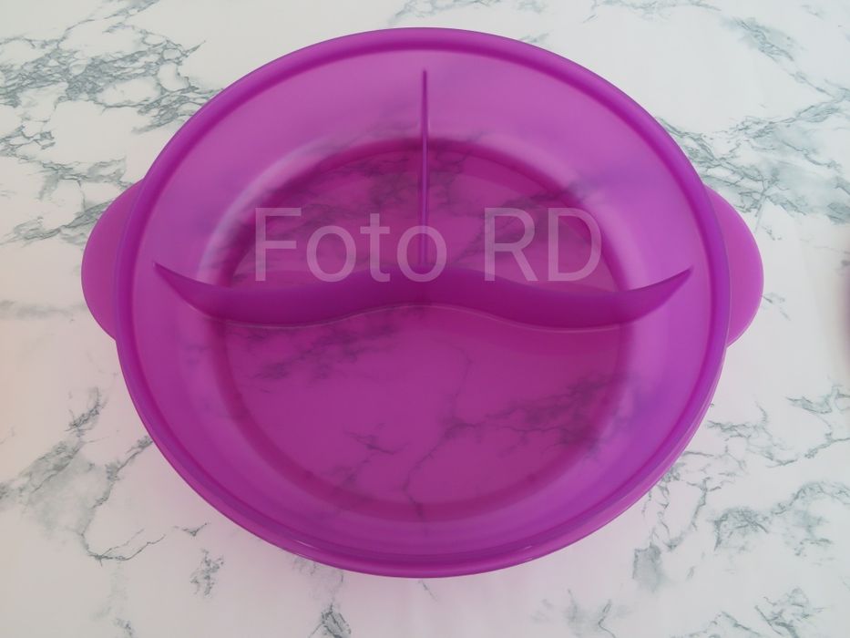 Tupperware Prato Crystalwave com Divisórias Novo