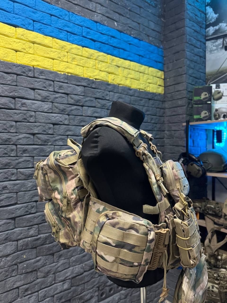 МУЛЬТИКАМ Плитоноска зі швидкоскидом 4 точки + РЮКЗАК + 8 Підсумків
