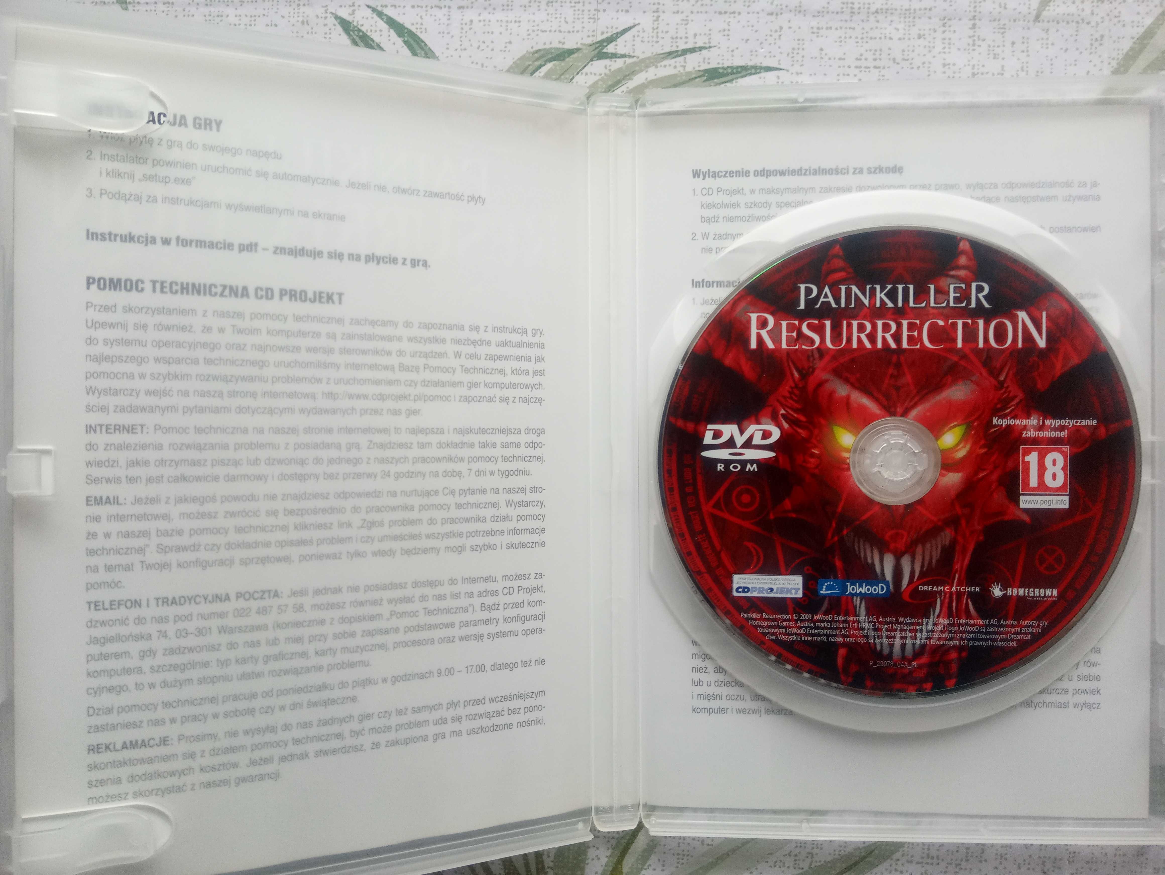 Painkiller Resurrection POLSKIE WYDANIE PC