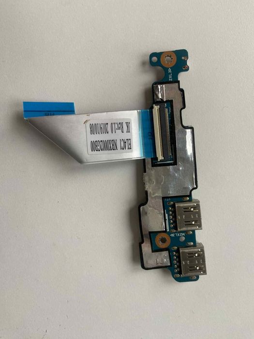 Moduł, panel USB z demontażu laptopa Lenovo IdeaPad C340-14API. Orygin