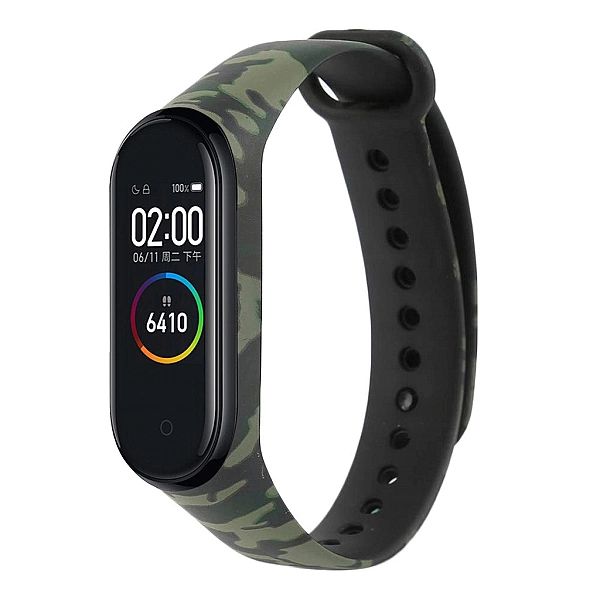 Silikonowa opaska zamienna do Xiaomi Mi Band 4 / Mi Band 3 zielone mor