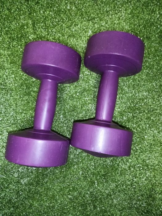 2x3kg obciążenie różowe hantle