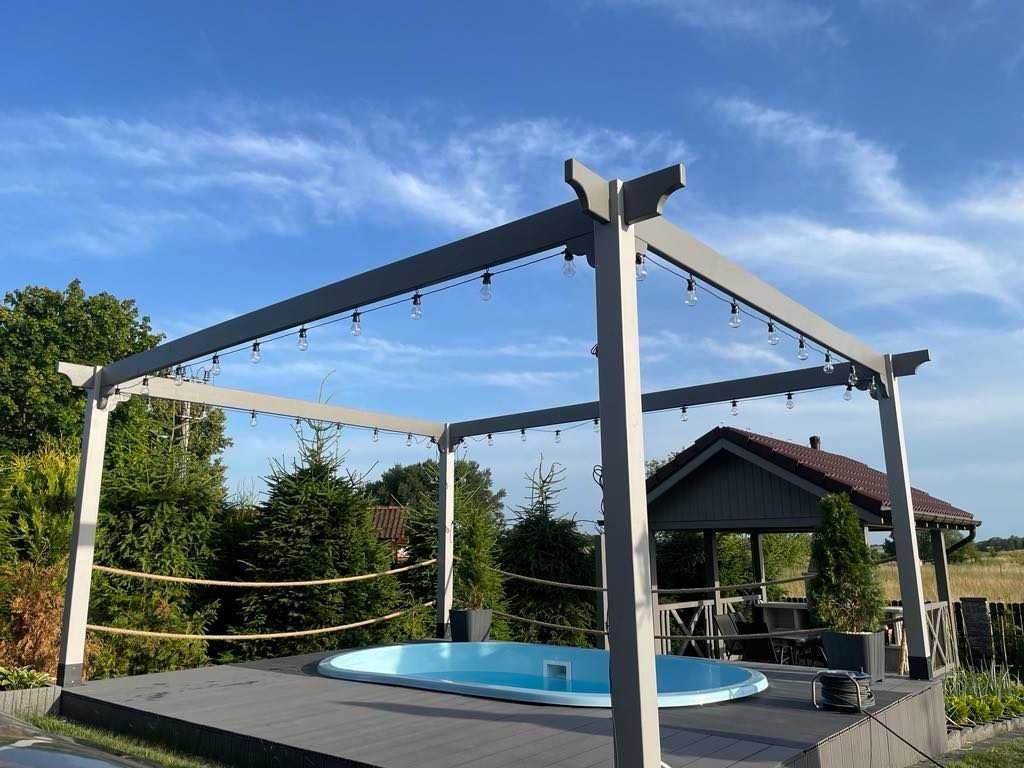 Mazury domek nad jeziorem Mikołajki, jacuzzi,sauna, basen